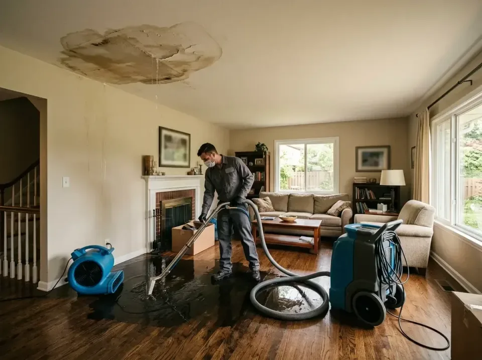 attic-pipe-burst-ceiling-drip-008 — frequently asked questions, Water Damage Restoration & Carpet Care in St. Albans, VT